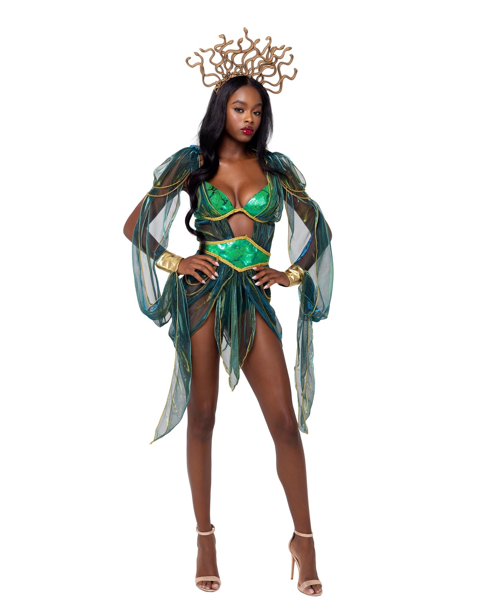 3PC Sultry Medusa  Halloween Costumes, Accessories & More @