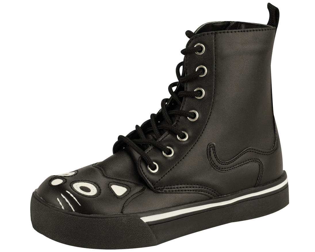 TUK-A6570L Black Kitty Sneaker Boot | Buy Sexy Shoes at Shoefreaks.ca TUK-A6570L Black Kitty Sneaker Boot | Buy Sexy Shoes at Shoefreaks.ca
