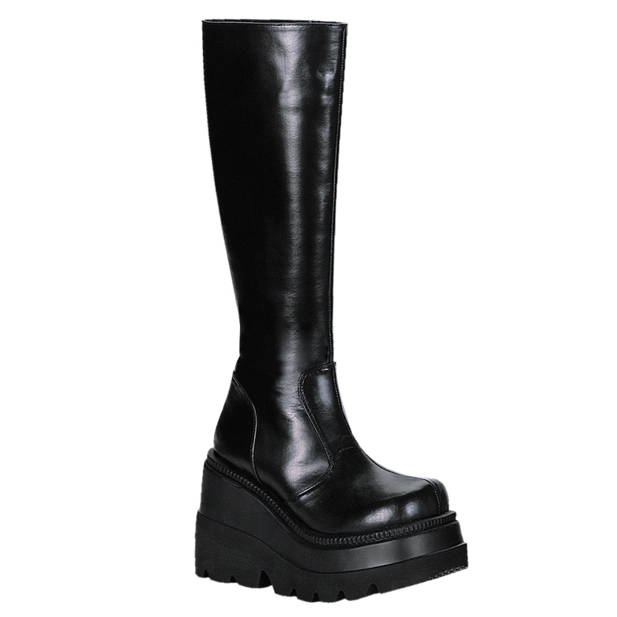 Demonia Shaker-100 Women's MidCalf & Knee High Boots | Buy Sexy Shoes at Shoefreaks.ca