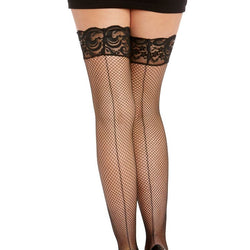 Fishnet Thigh High Stockings