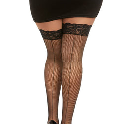 Fishnet Thigh High Stockings