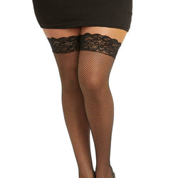 Fishnet Thigh High Stockings