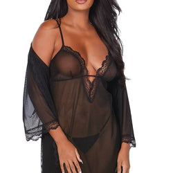 Sheer Robe Set