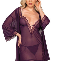 Sheer Robe Set
