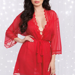 Sheer Robe Set