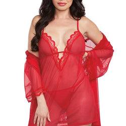 Sheer Robe Set