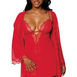 Sheer Robe Set