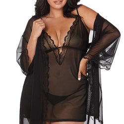 Sheer Robe Set