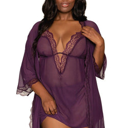 Sheer Robe Set
