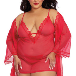Sheer Robe Set