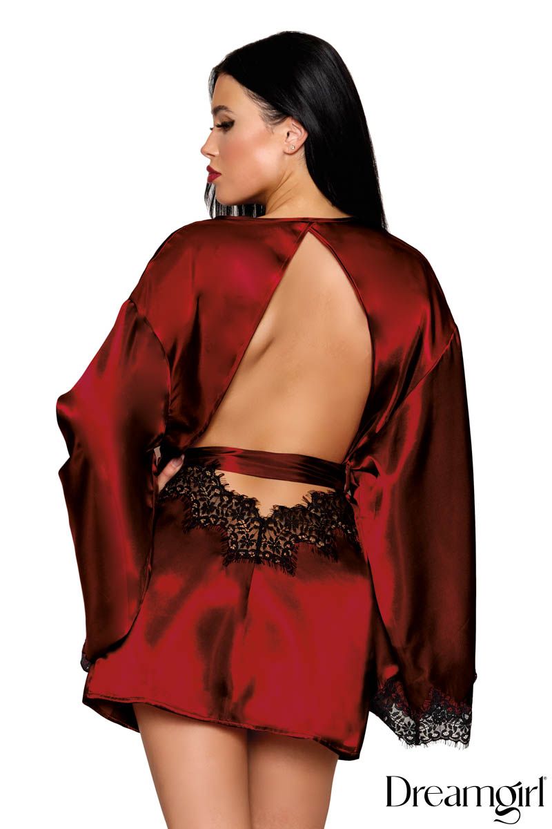 Open Back Robe