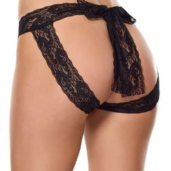Open Back Crotchless Panty