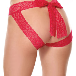 Open Back Crotchless Panty