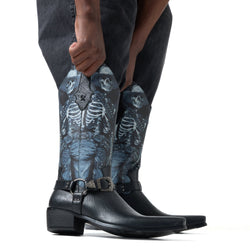 KOI Scorched One Men's Western Boots - Vintage Black