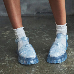 KOI Sunbeam Star Jelly Sandals- Blue