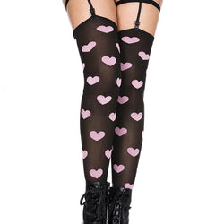 Heart Thigh Hi & Leg Garters