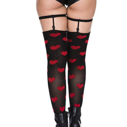 Heart Thigh Hi & Leg Garters
