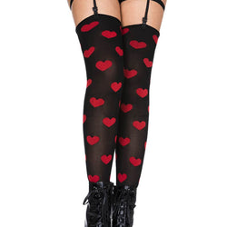Heart Thigh Hi & Leg Garters