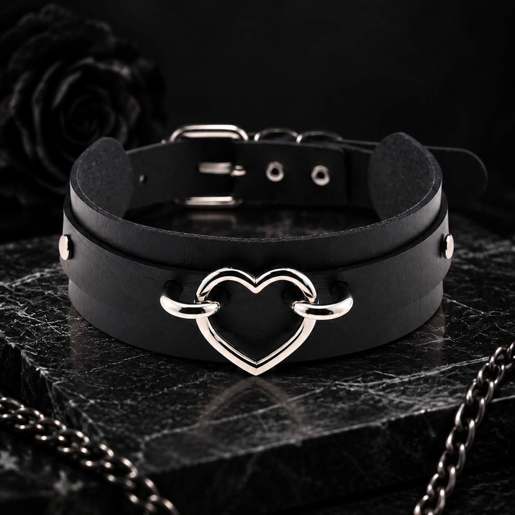 Heart Ring Choker