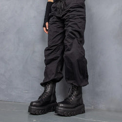 Talwar Chunky Stomper Boots-Black-Size 10-Clearance