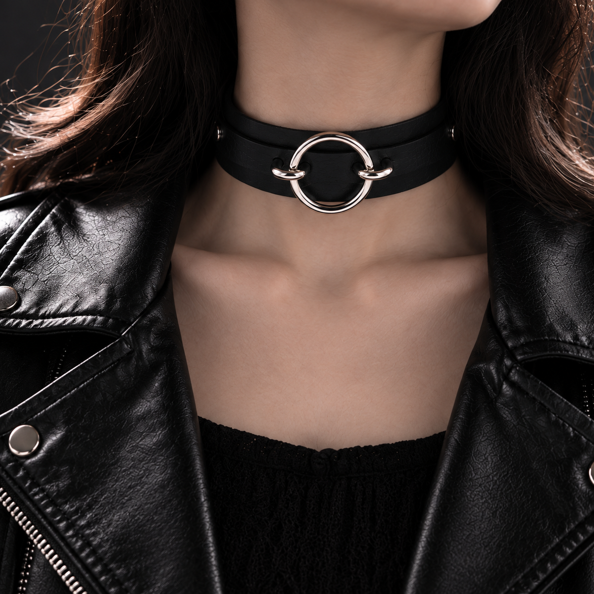 Cat Ear Ring Choker