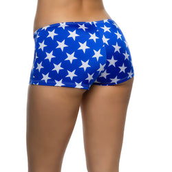 1pc Low Rise Star-Spangled Shorts