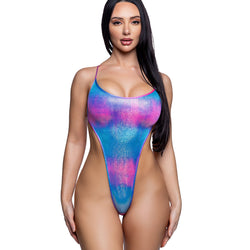 Shimmer String-Back Bodysuit