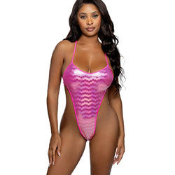 Shimmer String-Back Bodysuit