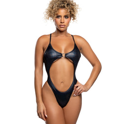 Shimmer Bodysuit with Heart Ring