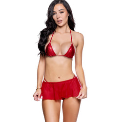 Mesh Flutter Skirt