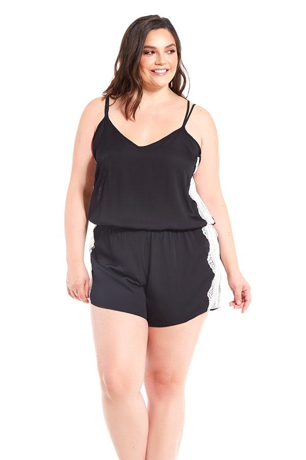 Macacson sans manches en satin