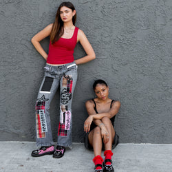 TUK-T2364 Black & Red-Size 7-Clearance