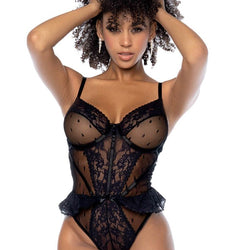 Dot Mesh Lace Teddy