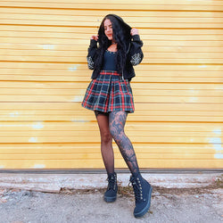 Botte de basket TUK-A3093 en toile noire à 8 œillets