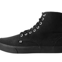Botte de basket TUK-A3093 en toile noire à 8 œillets