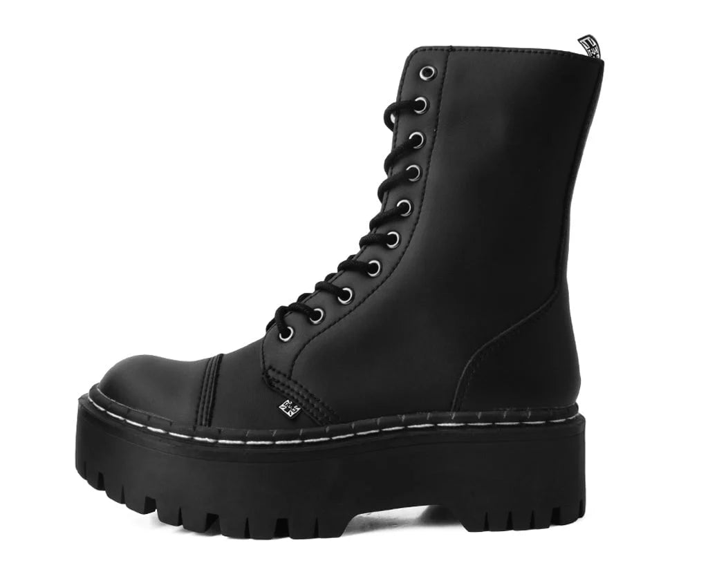 TUK Black TUKskin™ 10-Eye Double Decker Boot