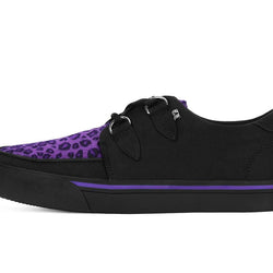 TUK-A9690 Basket D-Ring léopard noir et violet