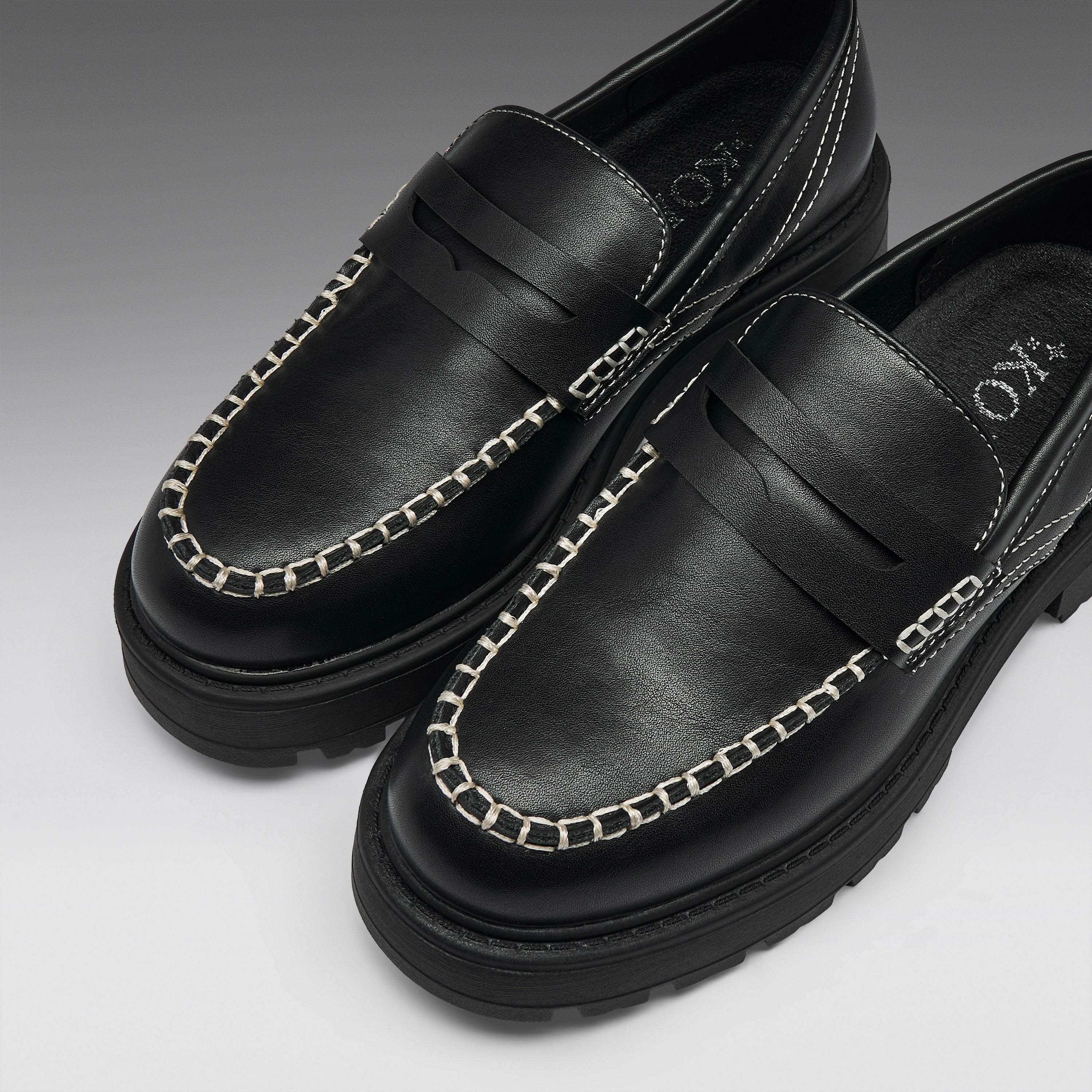 KOI Apis Black Loafers