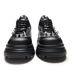BANE OF EXILE TRAINERS - Trainers - KOI Footwear - Black - Front View