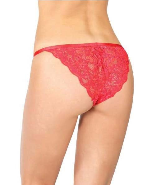 Lace Crotchless Panty