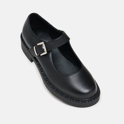 KOI Kishi Tale Black Flat Mary Jane Shoes