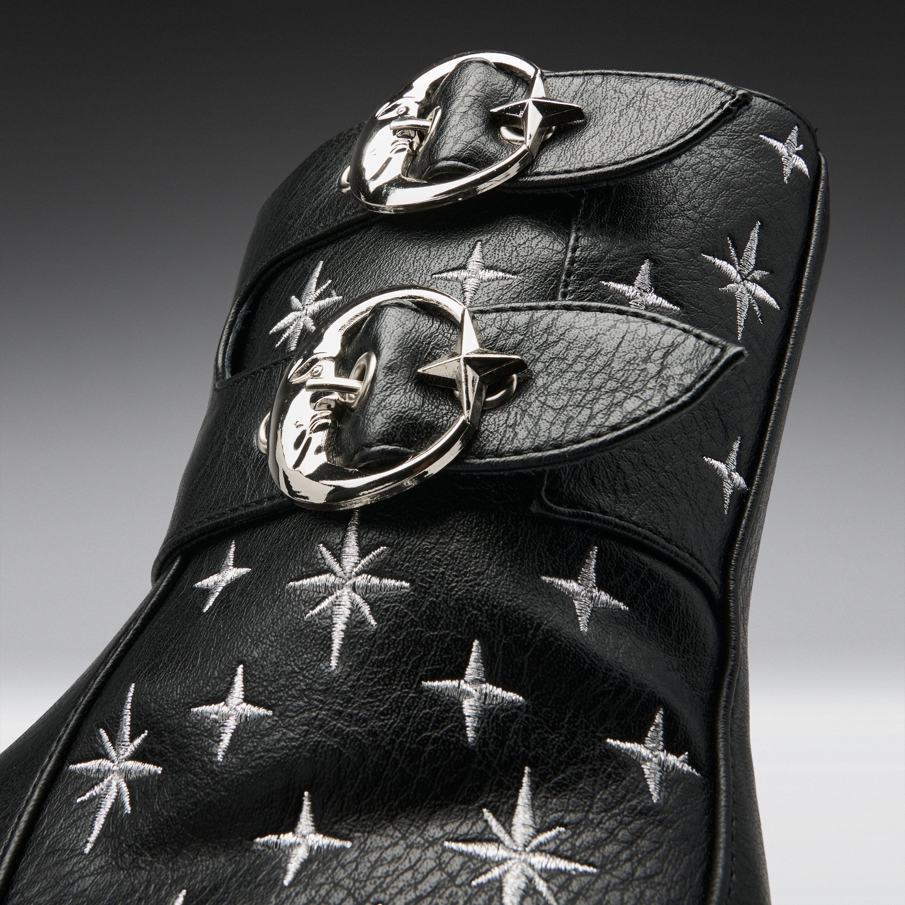 KOI Eclipsed Rituals Biker Boots -Black