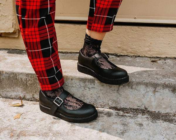 TUK Black TUKskin™ Viva II Mary Jane-Clearance
