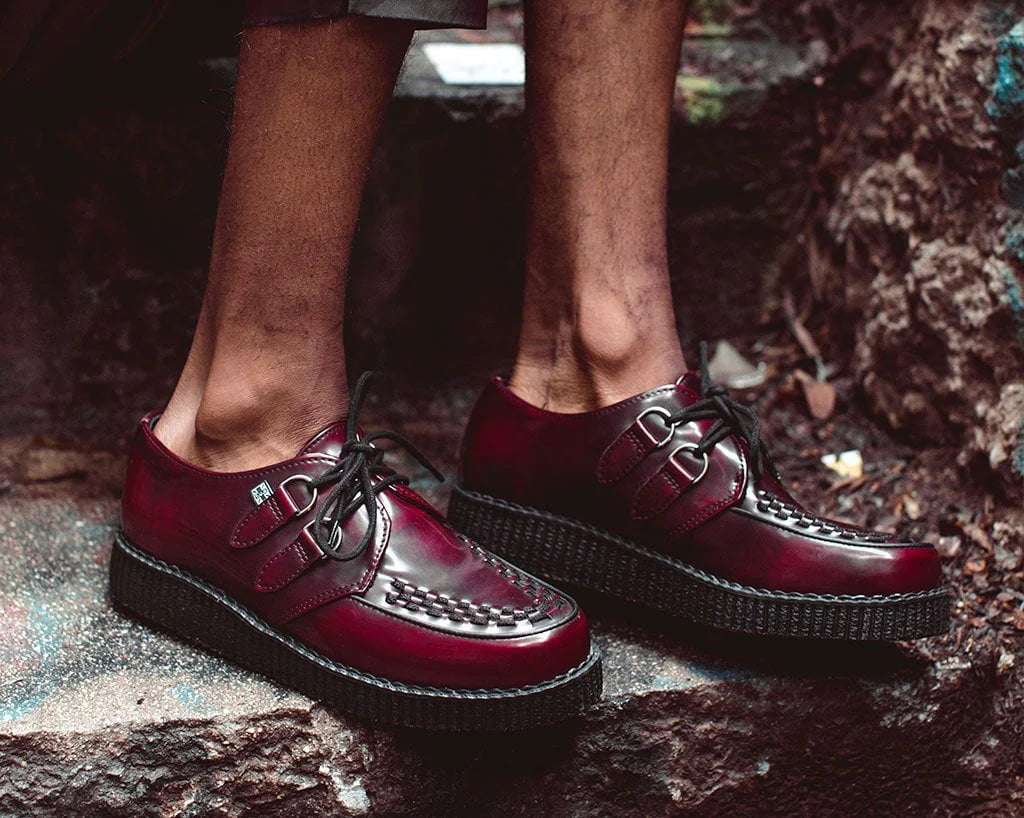 TUK Burgundy Rub-Off TUKskin™ Viva Low Creeper