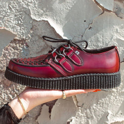 TUK Burgundy Rub-Off TUKskin™ Viva Low Creeper