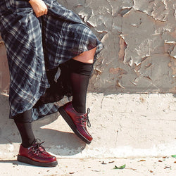 TUK Burgundy Rub-Off TUKskin™ Viva Low Creeper