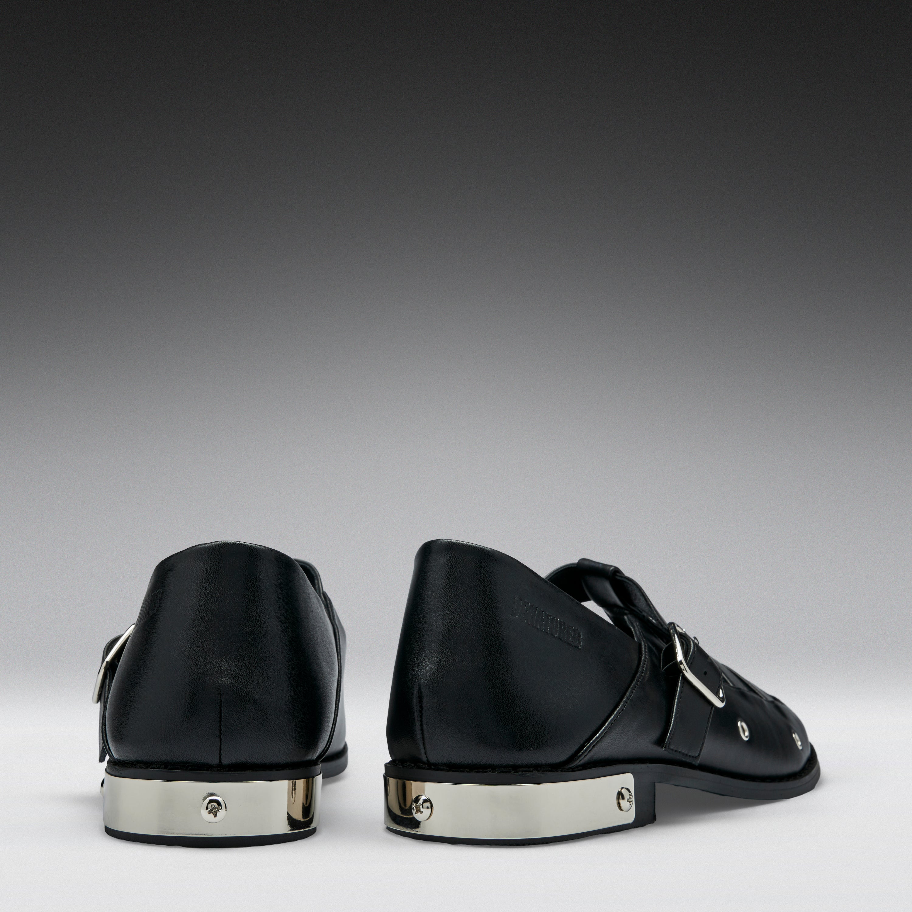KOI Forlorn Men's Spiked Mary Janes - Black