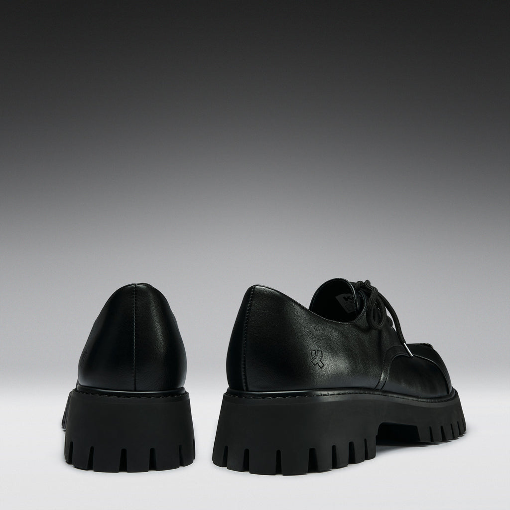 KOI Gehrman Metal Cap Chunky Shoes - Black
