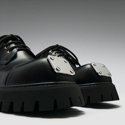 KOI Gehrman Metal Cap Chunky Shoes - Black