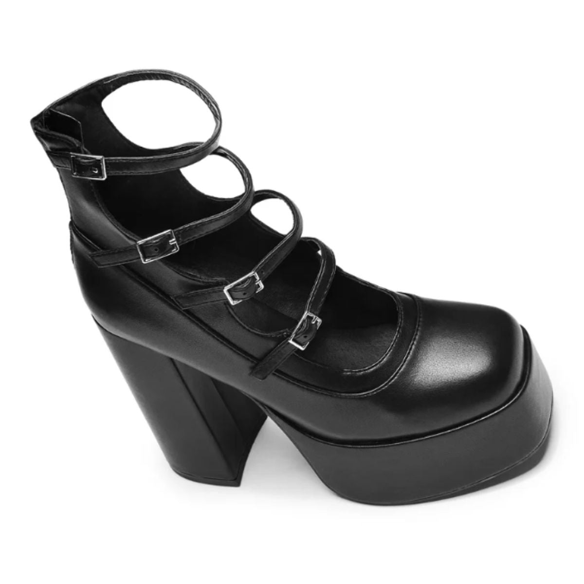 KOI Gurren Strappy Platform Heels-Clearance